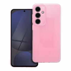 Skaidrus dėklas 2 mm BLINK Samsung S24 FE rožinis