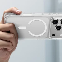 AmazingThing Omni dėklas telefonui iPhone 17 Pro Max, suderinamas su MagSafe - permatomas