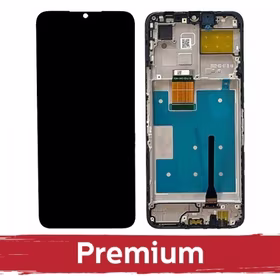 LCD ekranas suderinamas su Huawei Honor X8 (5G) 2022 juodas su rėmeliu OEM