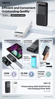 Išorinė baterija Power Bank Remax RPP-72 22.5W 20000mAh juoda