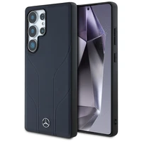 Mercedes Odinis Įspaustos linijos Magnetinis dėklas Samsung Galaxy S25 Ultra - mėlynas