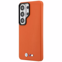 BMW M Metal Logo MagSafe dėklas Samsung Galaxy S26 Ultra - oranžinis