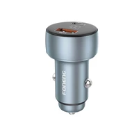 Automobilinis įkroviklis Foneng C18 48W USB-C/USB-A pilkas