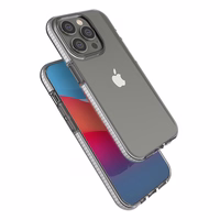 Spring Case dėklas telefonui iPhone 14 Pro silikoninis dėklas su rėmeliu šviesiai mėlynas