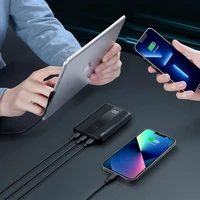 Išorinė baterija Forcell F-Energy Energo P10K2 QC3.0 PD 3A 22,5W 10000 mAh juoda