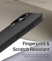 Dėklas Mercury Pure Magsafe Silicon Case Apple iPhone 17 juodas