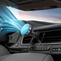 FORCELL F-GRIP Cool Mag magnetinis automobilinis laikiklis priekinio stiklo / oro angos tvirtinimui su Cold Protect aušinimo technologija ir belaidžiu įkrovimu, suderinamas su MagSafe Qi2 15W įkrovikliu, juodas