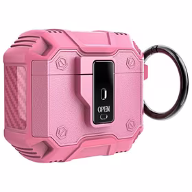 Beline AirPods Click dėklas Air Pods 4 rožinis