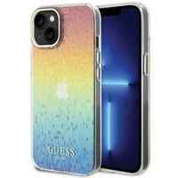 Guess IML Faceted Mirror Disco Iridescent dėklas telefonui iPhone 15 - įvairiaspalvė