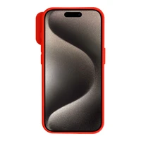 Camshield Soft dėklas telefonui Iphone 15 Pro raudona