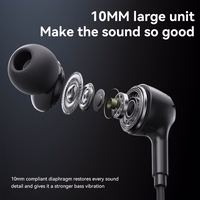 Yesido ausinės YH53 su mikrofonu juodos spalvos