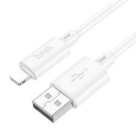 Kabelis USB A į Lightning Hoco 2,4A 1 m X88 baltas
