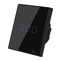 Išmanusis jungiklis WiFi + RF 433 Sonoff T3 EU TX (3 kanalai)
