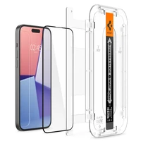 Spigen Glas.tR EZ Fit FC grūdintas stiklas iPhone 15 Plus - juodas