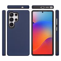 Dėklas Perfectionists Triangle Case Samsung S938 S25 Ultra tamsiai mėlynas