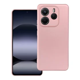 METALLIC dėklas telefonui XIAOMI Redmi NOTE 14 5G rožinis