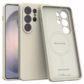 Spacecase silikoninis dėklas Mag Galaxy S26 Ultra smiltinė