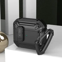 Tech-Protect X-Carbo dėklas AirPods Pro 1 / 2 - juodas