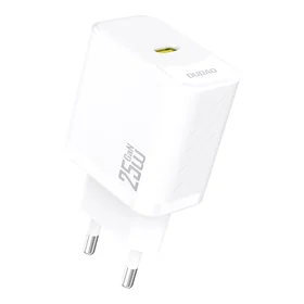 Dudao A27 25W GaN USB-C sieninis įkroviklis - baltas