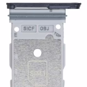 SIM kortelės laikiklis Samsung S931 S25/S936 S25 Plus Dual Black originalus (service pack)