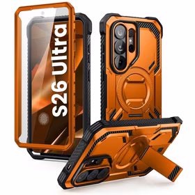 Supcase ArmorBox Mag MagSafe Dėklas for Samsung Galaxy S26 Ultra - oranžinis and juodas