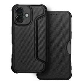 RAZOR knygos tipo dėklas telefonui IPHONE 16 Plus juodas