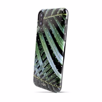 PURO Glam Tropical Leaves - dėklas iPhone Xs / X (Brilliant Leaves)