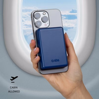 Išorinė baterija SBS TEBB5000MAG1CB 5000 mAh suderinama su MagSafe - mėlyna