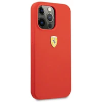 Ferrari FESSIHCP13XRE iPhone 13 Pro Max 6.7" kietas silikoninis dėklas raudonas/raudonas