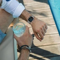 Tech-Protect Milano apyrankė Apple Watch 6 / 7 / 8 / 9 / 10 / SE / Ultra 1 / 2 (44 / 45 / 46 / 49 MM) - sidabrinė