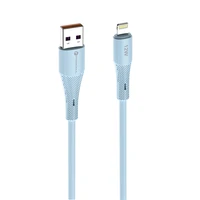 FORCELL F-ENERGY C343 kabelis USB A į Lightning 2,4A 12W Silikoninis 1 m mėlynas