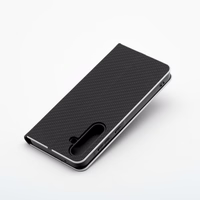 LUNA Book Carbon dėklas telefonui Xiaomi Redmi 15C (173,16 x 81,07 x 8,2) juodas