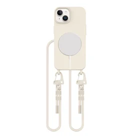 Tech-Protect MagNecklace MagSafe iPhone 14 dėklas - smėlio spalvos