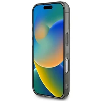 Karl Lagerfeld IML Rhinestones Karl Head dėklas telefonui iPhone 16 juodas