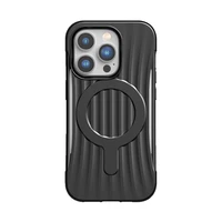 Raptic X-Doria Clutch dėklas iPhone 14 Pro su Magnetine galinė juoda danga