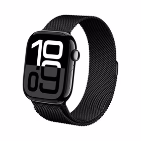 Crong Milano Steel - Stainless Steel dirželis Apple Watch 38/40/41/42 mm (juodas)