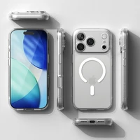 Ringke Fusion Magnetinis MagSafe dėklas iPhone 17 Pro Max telefonui – matinė apdaila