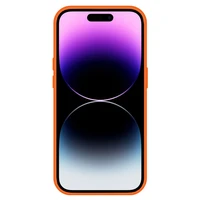 TEL PROTECT magnetinis silikoninis dėklas telefonui Iphone 14 oranžinis