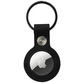 Audi Sintetinės odos AirTag dėklas - juodas