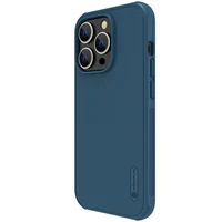 Dėklas Nillkin Super Frosted Shield Pro Apple iPhone 14 Pro mėlynas