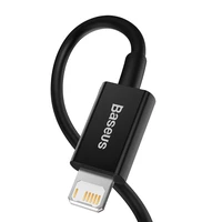 Baseus kabelis Superior USB - Lightning 2,0 m 2,4A juodas