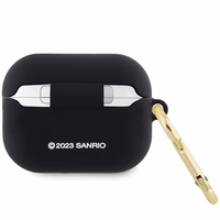 Hello Kitty silikoninis 3D Kitty galvos dėklas AirPods Pro 2 (2022/2023) - juodas