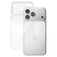 Dėklas telefonui Iphone 17 Pro Max 2 mm - puikiai tinka - skaidrus