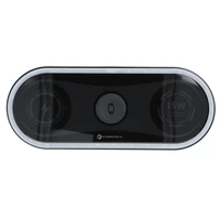 FORCELL F-ENERGY Ellipse belaidis įkroviklis 3in1 suderinamas su Apple Qi QC 15W juodas