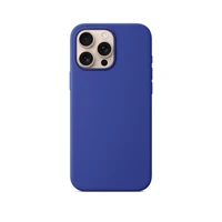 Dėklas Mag Silicone Case Apple iPhone 15 Pro Max tamsiai violetinis