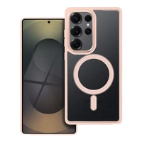 COLOR EDGE MAG COVER dėklas telefonui suderinamas su Magnetiniu SAMSUNG S25 ULTRA rožinė