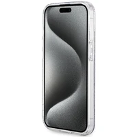 Guess IML GCube Magnetinis dėklas telefonui iPhone 15 / 14 / 13 - juoda