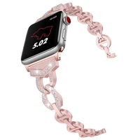 Laikrodžio apyrankės kilpa (f) Apple Watch 42/44/45 dizainas 3 - rožinė (f)