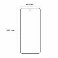 Grūdintas stiklas 2,5D Xiaomi Redmi Note 13 4G / 5G (globalus)