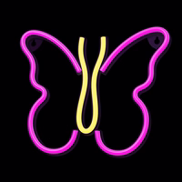 Neon LED Light BUTTERFLY rožinis NNE03 Neolia
